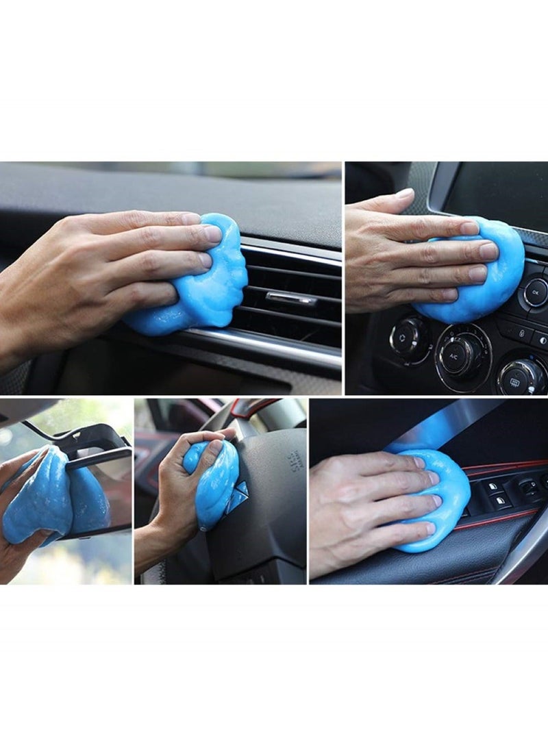 Huitich Super Clean Slime Car Cleaning Soft Gel Blue - Image 3